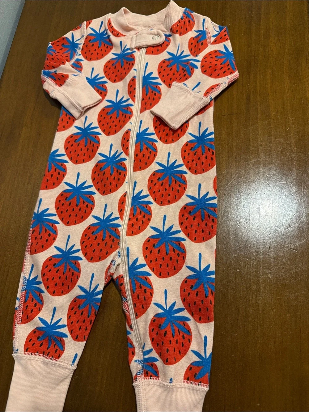 Set of Three Hanna Andersson Zip Up Pajamas